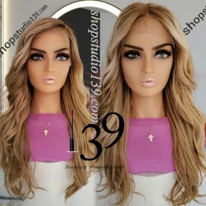 Human hair balayage HD lace front wig